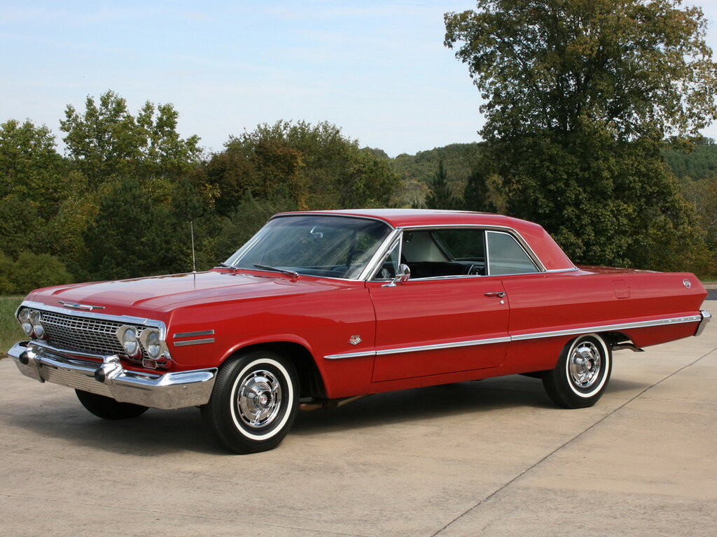 Chevrolet Impala (1447, 1747, 1847) 3 поколение, 2-й рестайлинг, купе (10.1962 - 09.1963)